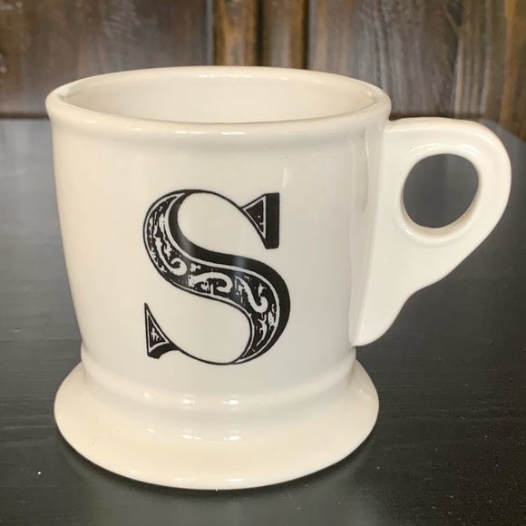 Anthropologie S Ceramic Initial Mug - Picture 2 of 10